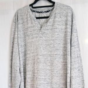 Mens Hanes XL long sleeve button up shirt